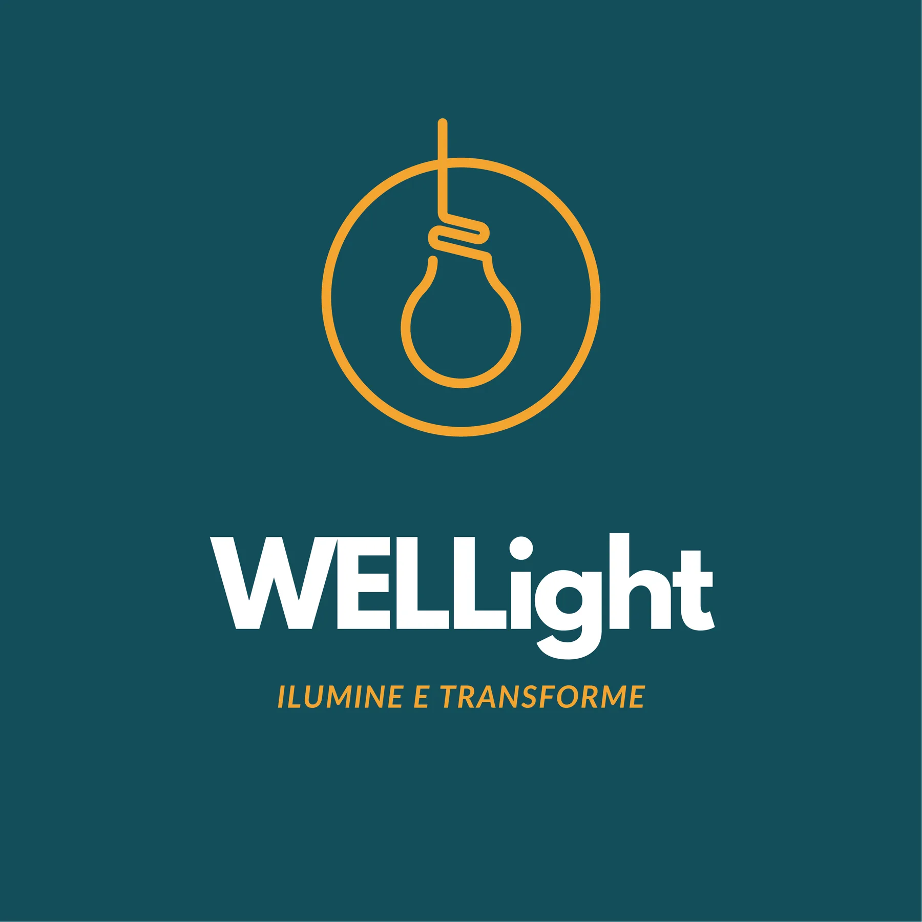 Logotipo WELLight - Ilumine e transforme